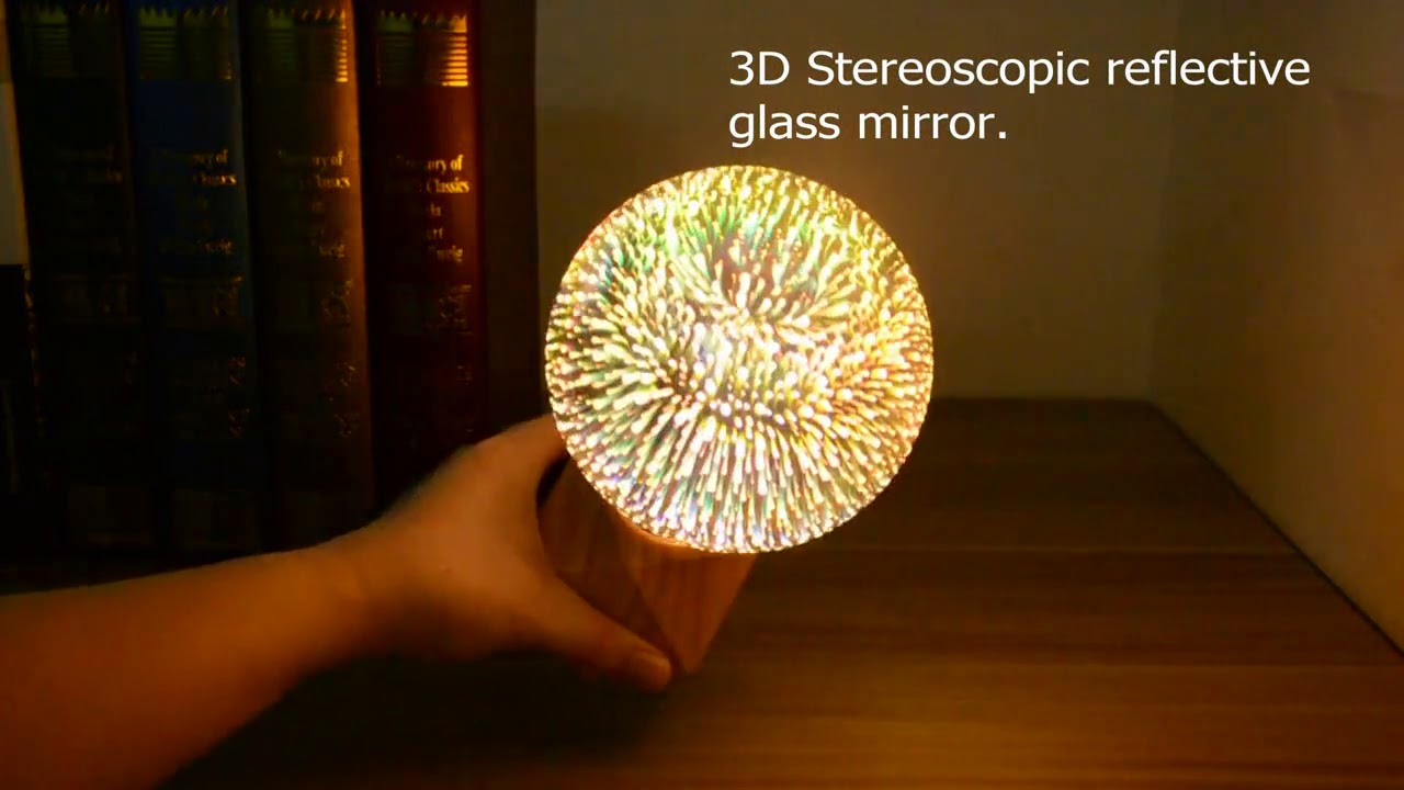3D Stereoscopic Novelty LED Light Bulb
