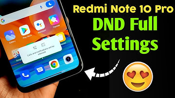 How To Enable DND in Redmi Note 10 Pro | Redmi Note 10 Pro Me DND Kaise Enable Kare | DND Settings