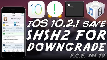 iOS 10.3.1 Downgrade - Save SHSH2 With BoardConfig