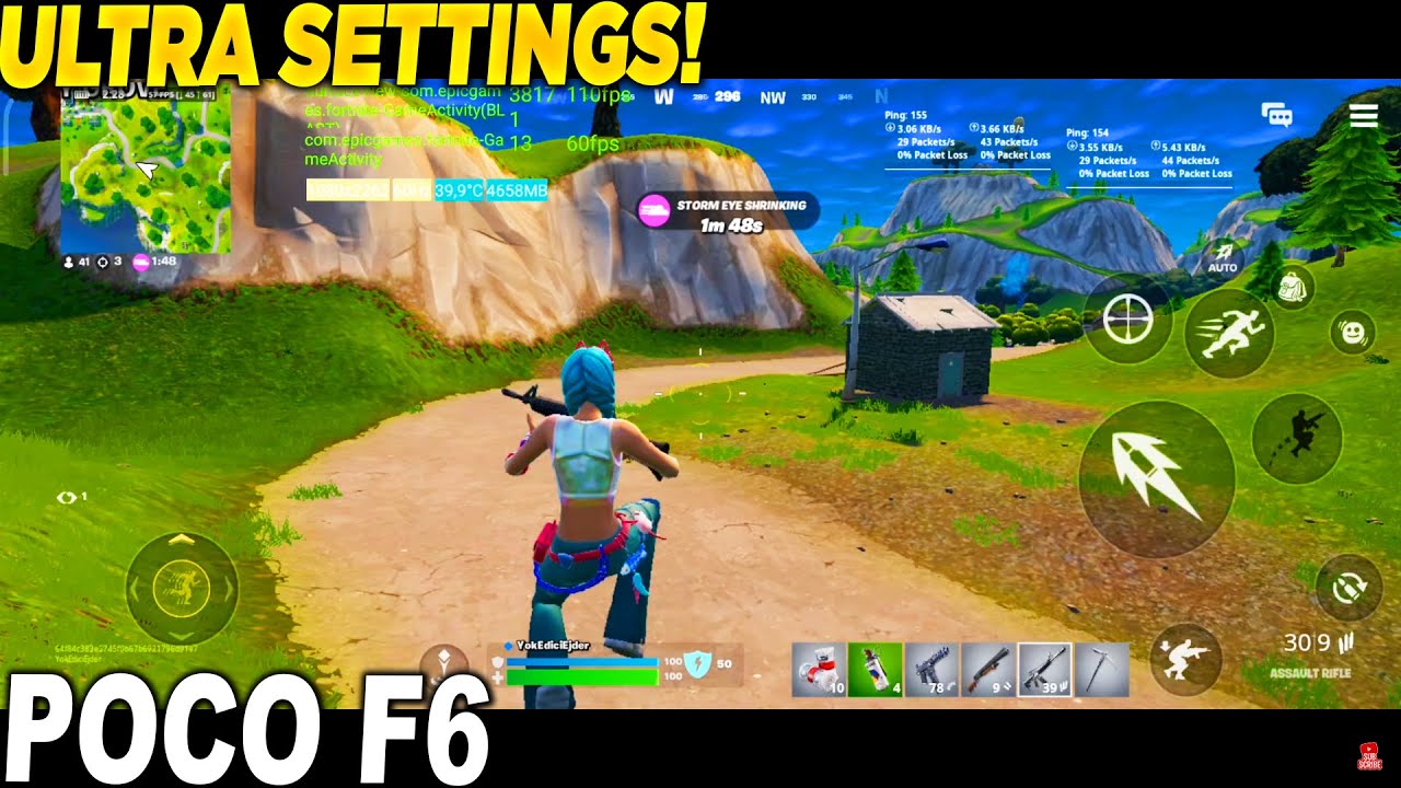 Poco F6 Fortnite Chapter 1 Ultra Snapdragon 8s Gen 3 - YouTube