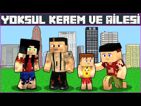 KEREM AND HIS FAMILY LEFT THE CITY AND MOVED TO THE POOR'S CITY! 😱 - Minecraft