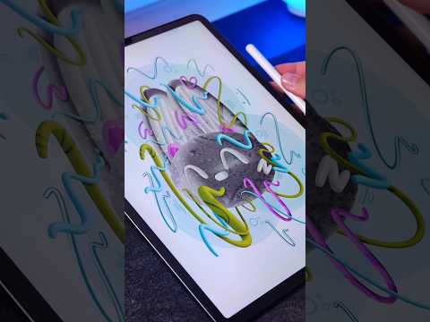 3D Abstract Art Bunny #digital #procreate #ipadart