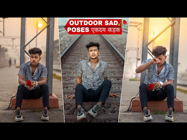 Sad Photo Pose | Mood off Photo pose | Alone photo poses - YouTube