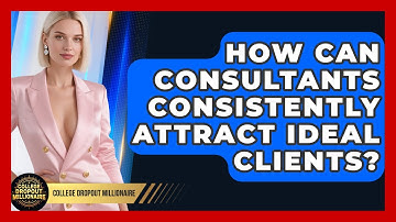 How Can Consultants Consistently Attract Ideal Clients? - College Dropout Millionaire