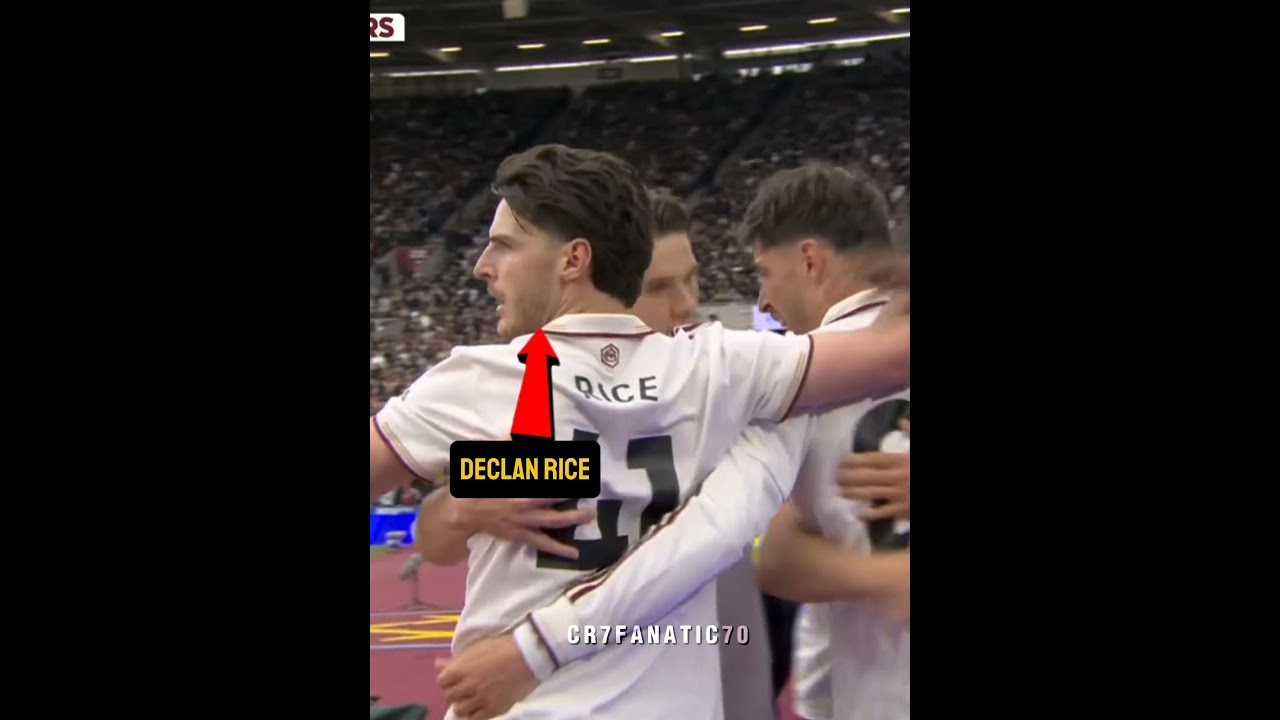 Declan rice got good heart 💔🥀😓   #football #sad  #shorts #arsenalfc #westhamunitedfc