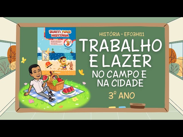 Atividade de História - Trabalho e Lazer - 3º ano fundamental