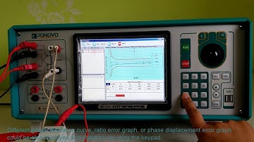 PCT200 series CT test set (CT Analyzer)  report tool software operation