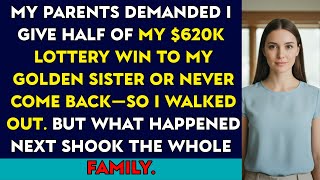 My Parents Demanded I Give Half Of My $620K Lottery Win To My Golden Sister Or Leave—So I Vanished