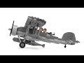 Building a Lego Swordfish Plane - From The Bismarck Stop motion