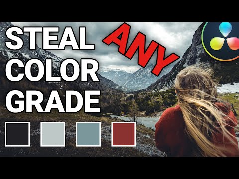 STEAL the COLOR-GRADING From ANY MOVIE In Davinci Resolve!