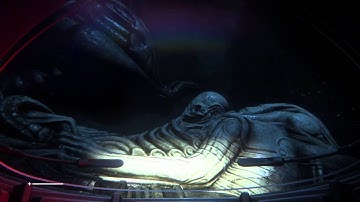 Alien: Isolation space suit walk in alien ship