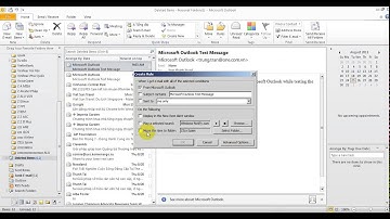 cấu hình rule - tạo rule trong email outlook - tạo nhóm trong email outlook