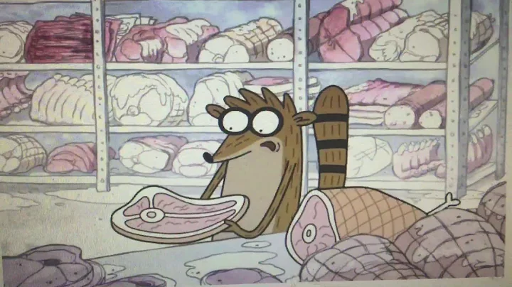 Regular show: (meat your maker) rigby and mordecai get stuck in the freezer 🙂😉