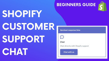 How to get Shopify Support Chat