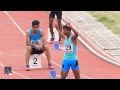 JUNIOR MEN  DHARUN A. WINS  400m RUN FINAL.WITH  47.08 (NMR) AT  13th  Jr.FED ATH CHAMPIONSHIPS-2015