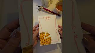 Fiz o convite do meu aniversário em aquarela #facavocemesmo #diy #artesanato #artesmanuais #aquarela