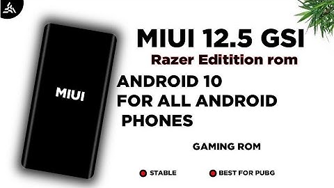 how to install miui 12.5 gsi rom on  using samsung a20 for all  phones