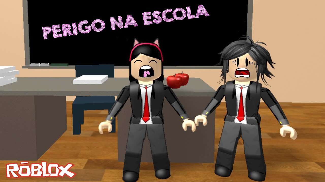 CUEIO TENTA FUGIR DA ESCOLA no ROBLOX ! 