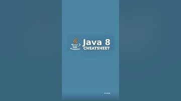 Java 8 Cheatsheet in 60 Seconds | Lambdas, Streams & Functional Programming Explained