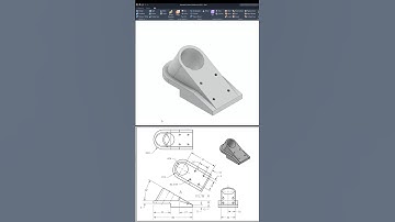 Inventor / AutoCAD 3D Modeling #autocad #inventor #solidworks #cad #cadsoftware #draftingsoftware