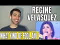 Regine Velasquez - What Kind of Fool Am I (HIGHEST VERSION) REACTION