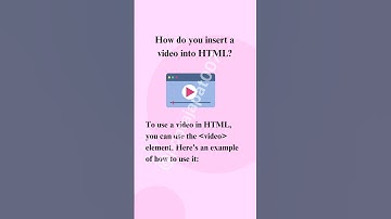 How to add video in HTML document.  || Video Tag    #shorts