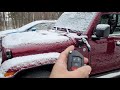 Wrangler 4XE electric start in snow