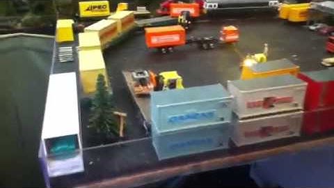Ho Train Set Container Yard