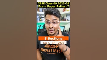 CBSE class 9 Paper Pattern is here! #cbse #class9 #vedantu9thclass #vedantuclass9