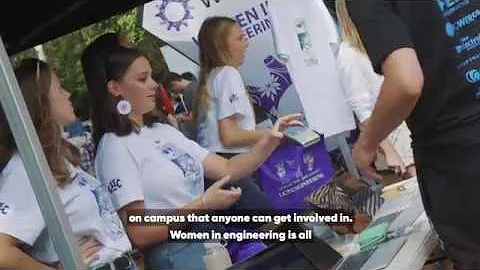 Amy at UC - Promoting Women in Engineering