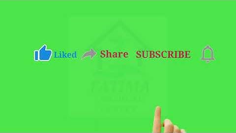Green Screen New transparent Original 4K Like Share Subscribe Bell Button | ahmad soft and solution