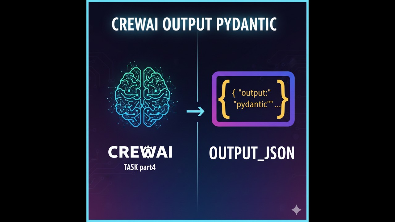 crewai output json - YouTube