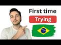 Listening to Portuguese for the First Time