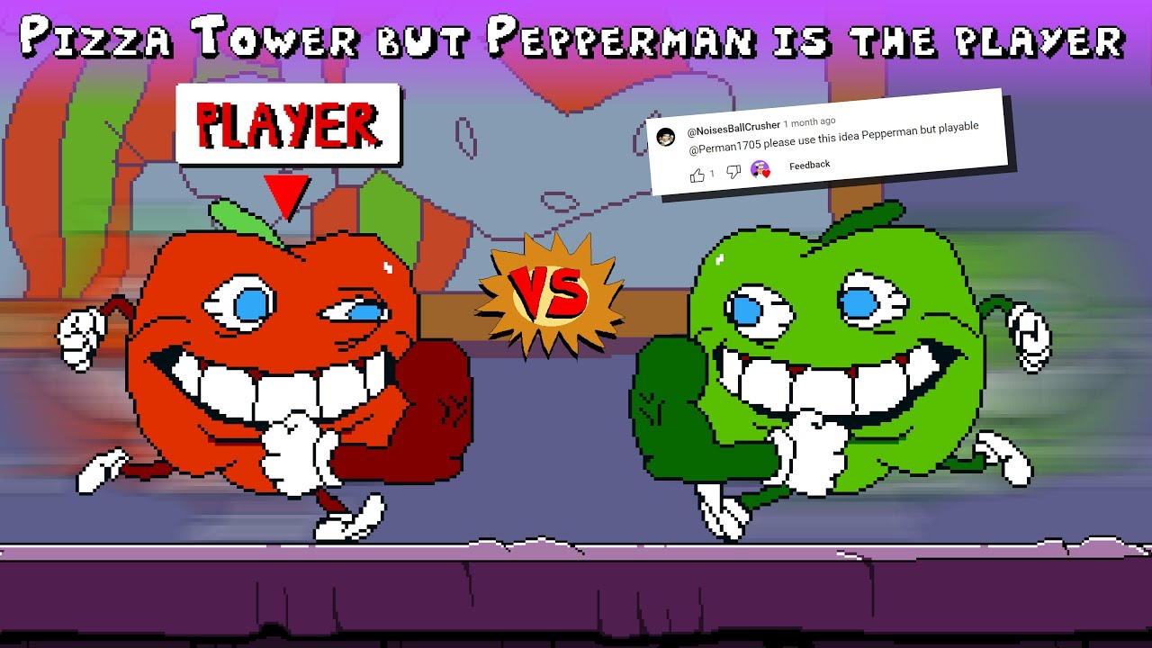Pepperman Rizz Perman: Pizza Tower, but Pepperman is the PLAYER - YouTube