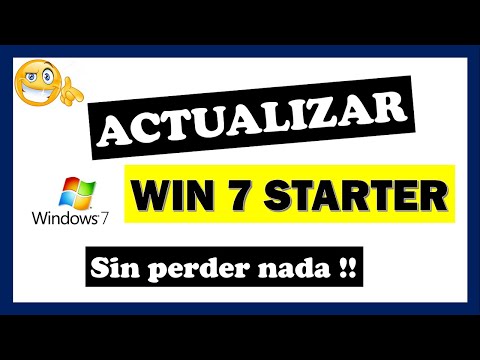 Video: Cómo Actualizar Windows 7 Starter