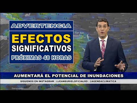 Martes 21 octubre | Alerta en República Dominicana por Tormenta Melissa