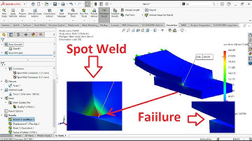 Spot Weld Analysis in SolidWorks | Complete Simulation Tutorial