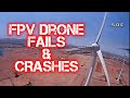 FPV Drone Crash and Fails | Краши и падения квадрокоптеров #1