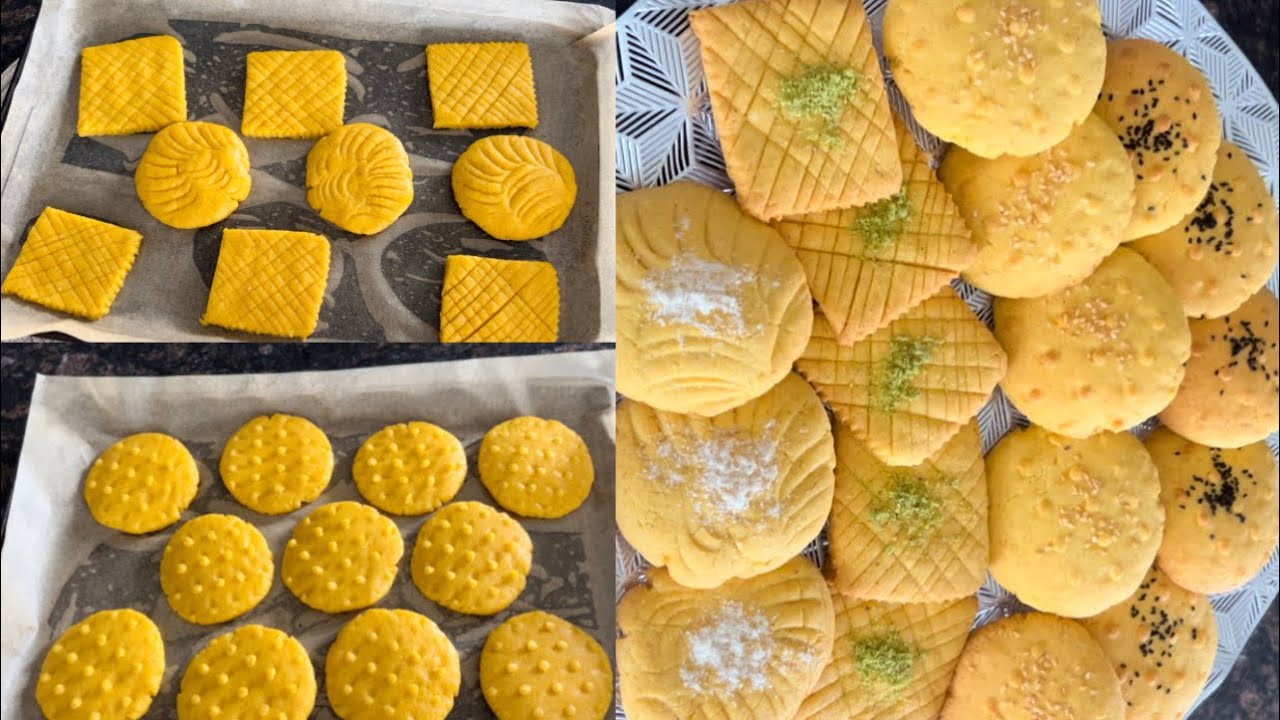 طرز تهیه کلوچه جواری How to make Corn Cookies - YouTube