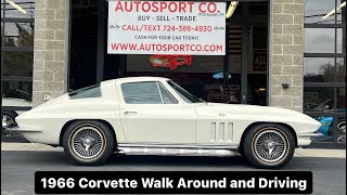 For Sale : 1966 Chevrolet Corvette ~ Power Steering ~ 327CI/300HP