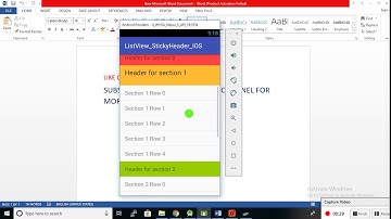 Android ListView Sticky Header Like iphone Pinned header