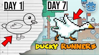 I Made A Speed Running Duck Game IN 7 DAYS Using Godot 4 | Ducky Runnerz