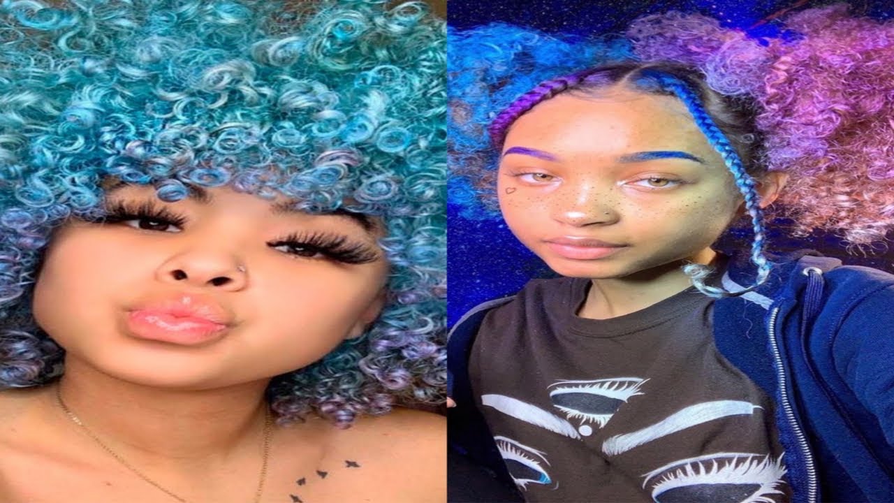 HAIR COLOR PAINT WAX ON NATURAL HAIR COMPILATION 2020 YouTube