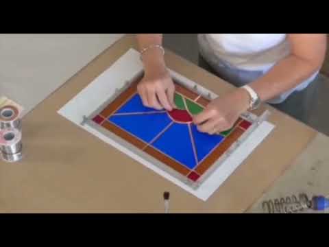 إتعلم طريقة عمل الزجاج المعشق بالكبر فويل إصنعها بنفسك        