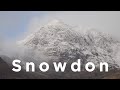 Climbing snowdon in march