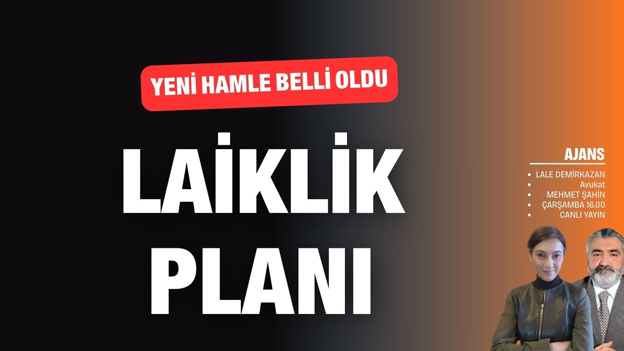 Laiklik planı... Yeni hamle belli oldu | Ajans