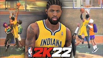 99 PAUL GEORGE CONTACT DUNKS in THE PARK NBA 2K22!⚡️🌟 BEST SLASHER BUILD 2K22 CONTACT DUNKS!