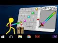 Stickman vs Minecraft ~ HOW TO CRAFT Rainbow Sword ?