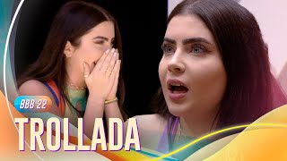 JADE PICON E A MAÇANETA! SISTER CHEGA NA CASA E É TROLLADA POR TADEU 😅 | BBB 22