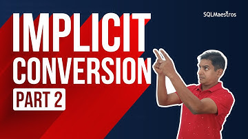 Query Tuning – Implicit Conversion – Part 2 (by Amit Bansal)